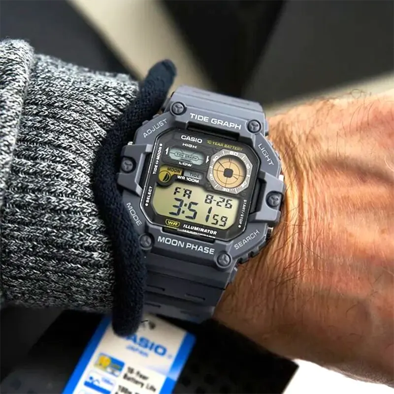 Casio Youth Standard Digital Dial Grey Men's Watch- WS-1700H-8AV